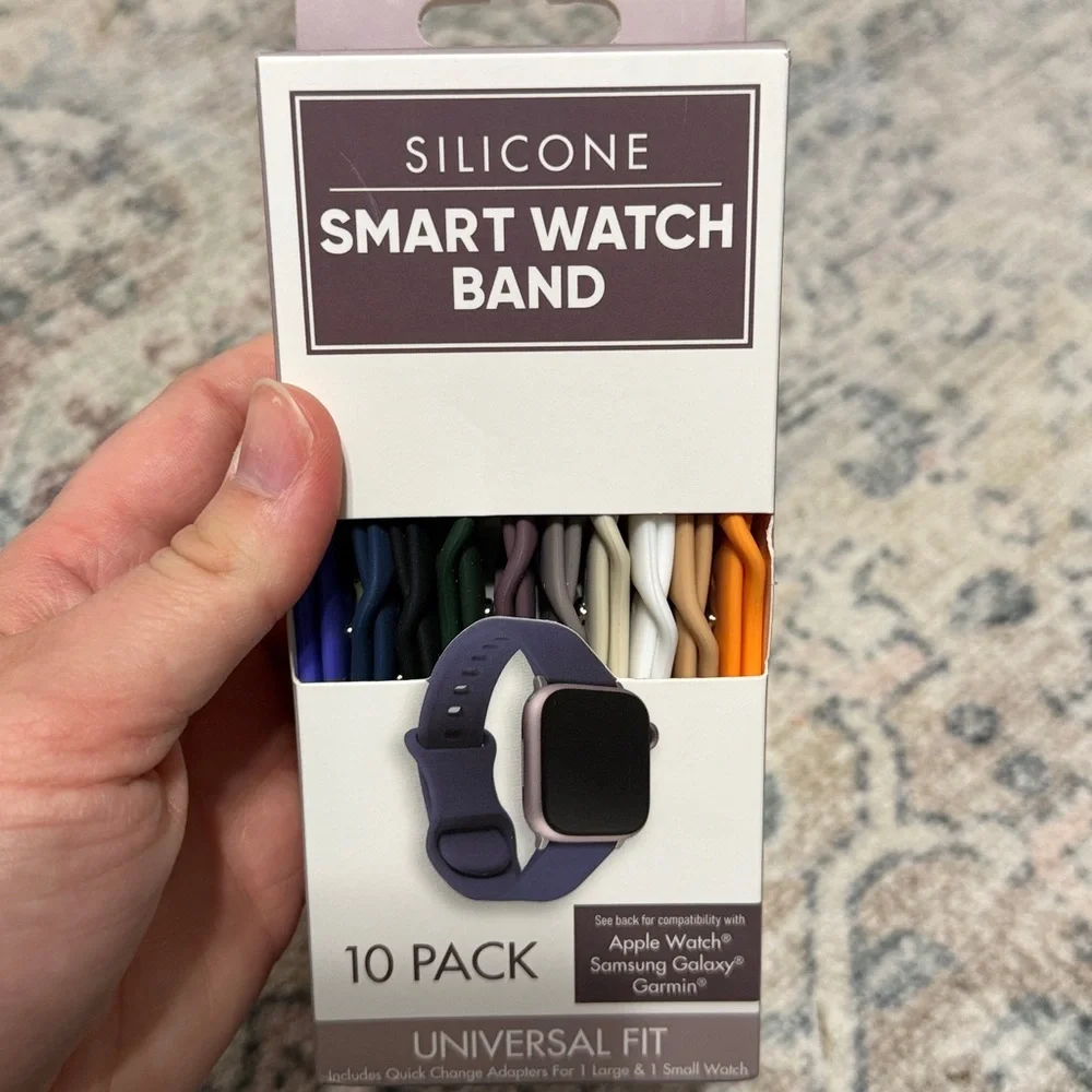 Silicone Smart Watch Band 10-Pack - Universal Fit